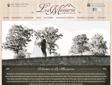 Tablet Screenshot of lamassaria.com
